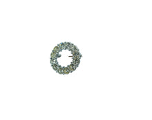 Load image into Gallery viewer, Vintage Silver &amp; Clear Rhinestone Circular Brooch