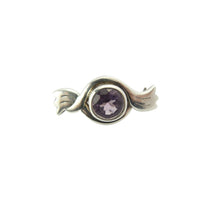 Load image into Gallery viewer, Vintage Sterling Silver &amp; Amethyst Brooch