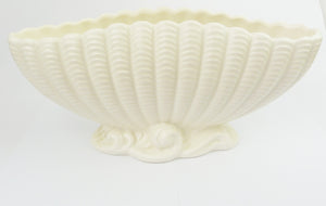 Vintage Art Deco Sylvac White Clam Shell Vase Planter