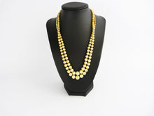 Load image into Gallery viewer, Vintage 9CT Gold Clasp Ciro Faux Pearl Double Strand Necklace