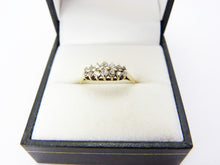 Load image into Gallery viewer, Vintage 9CT Gold Cubic Zirconia Ring UK N 