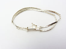 Load image into Gallery viewer, Vintage Italian Vicenza Silver 925 Double Link Bracelet