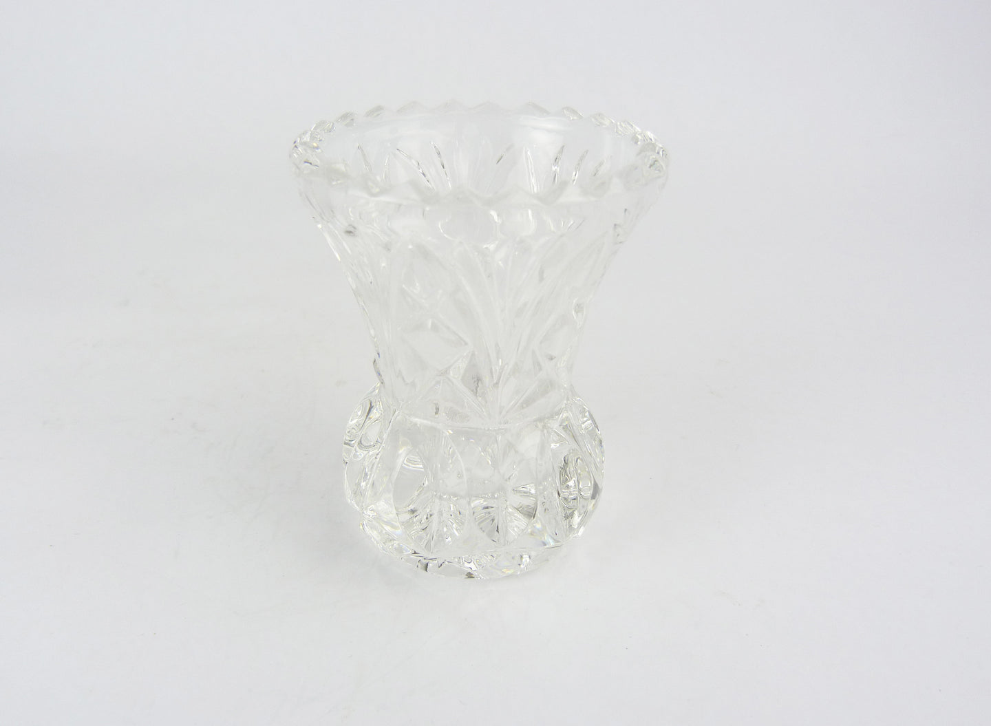 Vintage Cut Glass Small Bud Vase