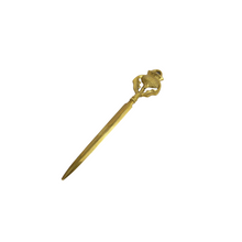 Load image into Gallery viewer, Vintage Brass Scottish Thistle Letter Opener