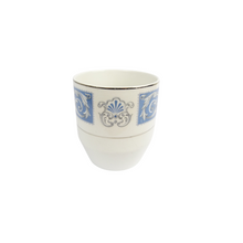 Load image into Gallery viewer, Woods &amp; Sons Alpine Blue &amp; White Ironstone Teacup