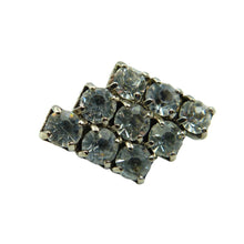 Load image into Gallery viewer, Antique Edwardian Clear Paste Lace Pin Brooch