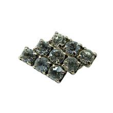 Load image into Gallery viewer, Antique Edwardian Clear Paste Lace Pin Brooch