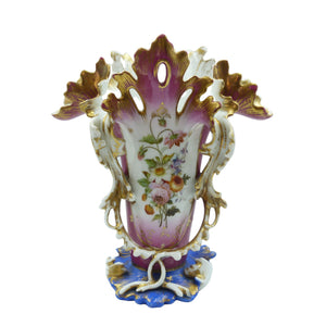 Antique French Porcelain Wedding Vase