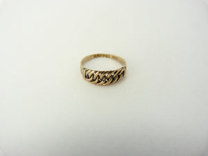 Victorian 9ct Rose Gold Knot Ring