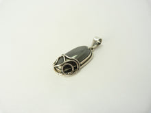 Load image into Gallery viewer, Silver &amp; Hematite Pendant