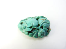 Load image into Gallery viewer, Antique Chinese Turquoise Gourd Pendant