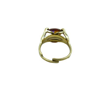 Load image into Gallery viewer, Vintage Sarah Coventry Rainbow Glass Adjustable Ring