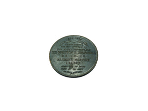 Vintage Winston Churchill 80th Birthday Commemorative Bronze Coin
